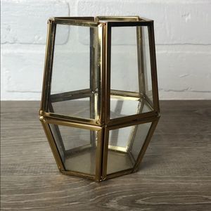 Geometric Glass Terrarium